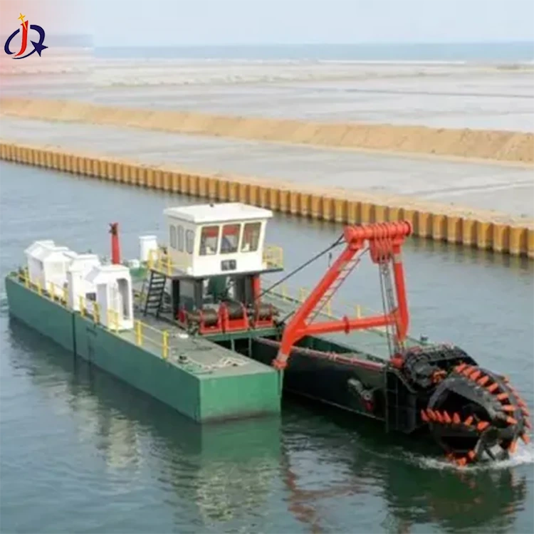 Tranĉilo Suction Dredger por Dredging Projekto