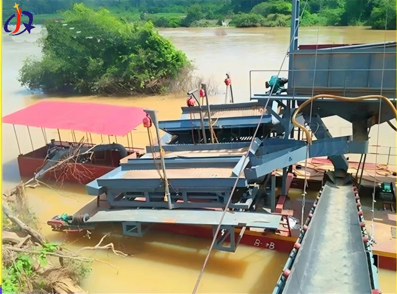 River Gold Dredger for Placer Gold Extraction